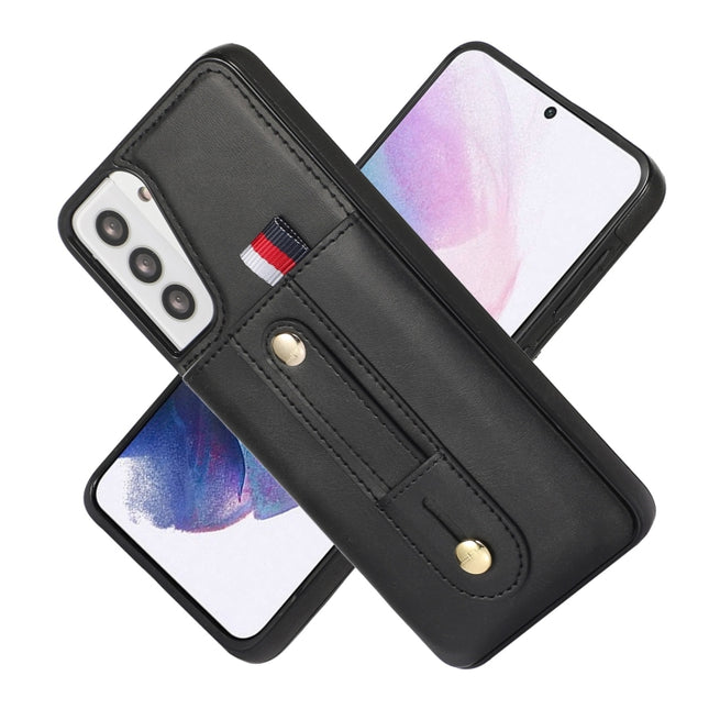 Wristband Kickstand Wallet Leather Phone Case, For Samsung Galaxy S22 5G, For Samsung Galaxy S22+ 5G, For Samsung Galaxy S22 Ultra 5G, For Samsung Galaxy S21 5G