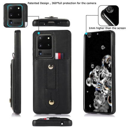 Wristband Kickstand Wallet Leather Phone Case, For Samsung Galaxy S20 Ultra, For Samsung Galaxy S20 FE, For Samsung Galaxy S21 FE 5G, For Samsung Galaxy A73 5G