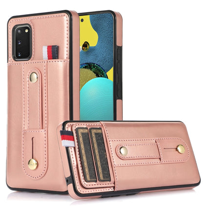 Wristband Kickstand Wallet Leather Phone Case, For Samsung Galaxy S20 Ultra, For Samsung Galaxy S20 FE, For Samsung Galaxy S21 FE 5G, For Samsung Galaxy A73 5G