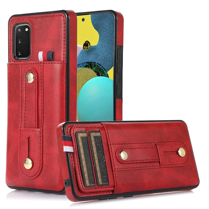 Wristband Kickstand Wallet Leather Phone Case, For Samsung Galaxy S20 Ultra, For Samsung Galaxy S20 FE, For Samsung Galaxy S21 FE 5G, For Samsung Galaxy A73 5G