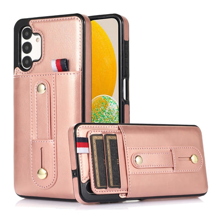 Wristband Kickstand Wallet Leather Phone Case, For Samsung Galaxy S20 Ultra, For Samsung Galaxy S20 FE, For Samsung Galaxy S21 FE 5G, For Samsung Galaxy A73 5G