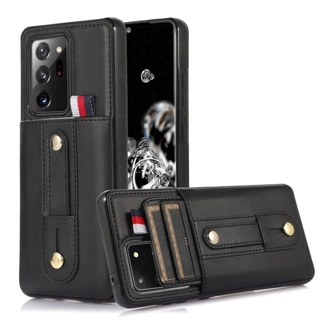Wristband Kickstand Wallet Leather Phone Case, For Samsung Galaxy A13 5G / 4G, For Samsung Galaxy Note9, For Samsung Galaxy Note20, For Samsung Galaxy Note20 Ultra