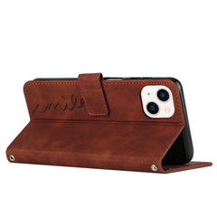 Skin Feel Heart Pattern Leather Phone Case, For iPhone 13, For iPhone 13 Pro, For iPhone 13 Pro Max, For iPhone 12 / 12 Pro, For iPhone 12 Pro Max, For iPhone 11