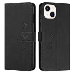 Skin Feel Heart Pattern Leather Phone Case, For iPhone 13, For iPhone 13 Pro, For iPhone 13 Pro Max, For iPhone 12 / 12 Pro, For iPhone 12 Pro Max, For iPhone 11