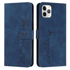 Skin Feel Heart Pattern Leather Phone Case, For iPhone 13, For iPhone 13 Pro, For iPhone 13 Pro Max, For iPhone 12 / 12 Pro, For iPhone 12 Pro Max, For iPhone 11