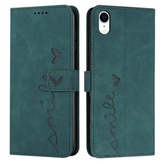 Skin Feel Heart Pattern Leather Phone Case, For iPhone 11 Pro, For iPhone 11 Pro Max, For iPhone XS / X, For iPhone XS Max, For iPhone XR, For iPhone SE 2022 / SE 2020 / 8 / 7