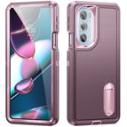 For Motorola Edge 30 Pro / Purple + Pink