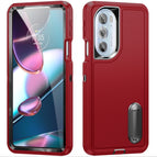 For Motorola Edge 30 Pro / Red + Black