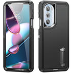 For Motorola Edge 30 Pro / Black + Black