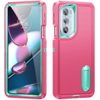 For Motorola Edge 30 Pro / Pink + Blue