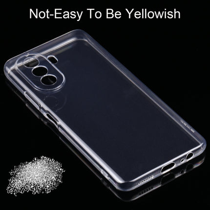 0.75mm Ultra-thin Transparent TPU Phone Case, For Huawei nova Y70, For OnePlus Ace Racing
