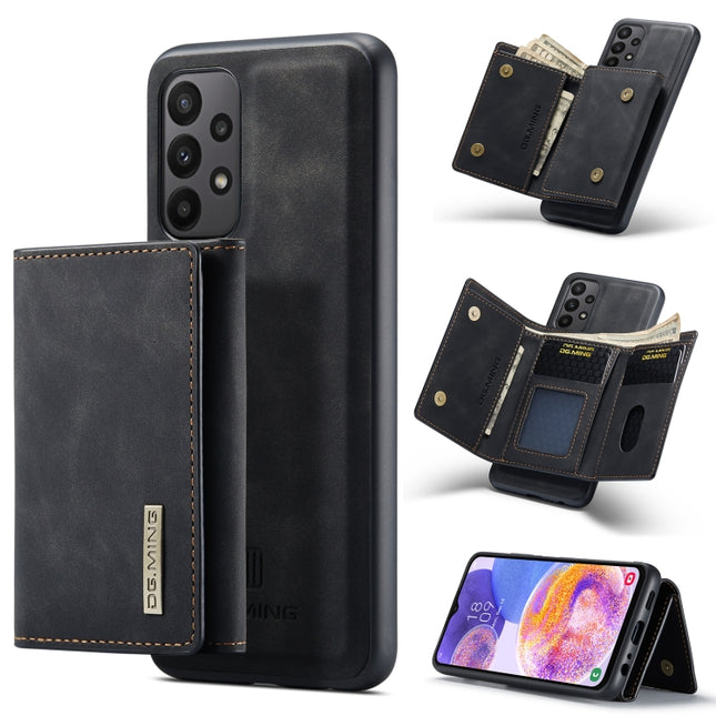 DG.MING M1 Series 3-Fold Multi Card Wallet + Magnetic Phone Case