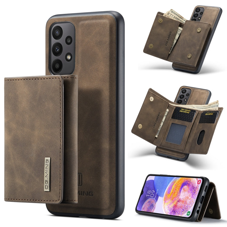 DG.MING M1 Series 3-Fold Multi Card Wallet + Magnetic Phone Case