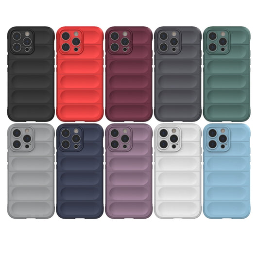 Magic Shield TPU + Flannel Phone Case, For iPhone 14, For iPhone 14 Pro, For iPhone 14 Plus