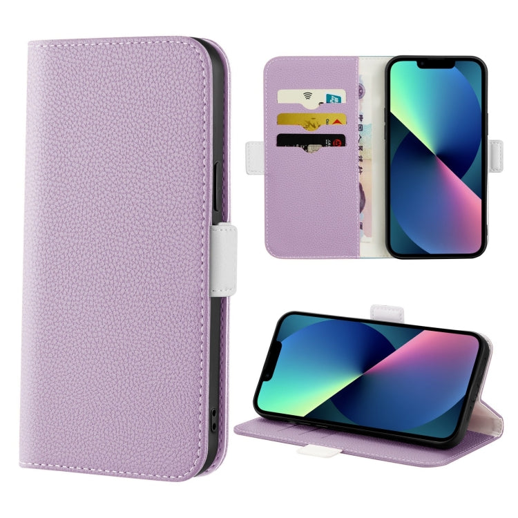 Candy Color Litchi Texture Leather Phone Case, For iPhone 14, For iPhone 14 Plus, For iPhone 14 Pro, For iPhone 14 Pro Max