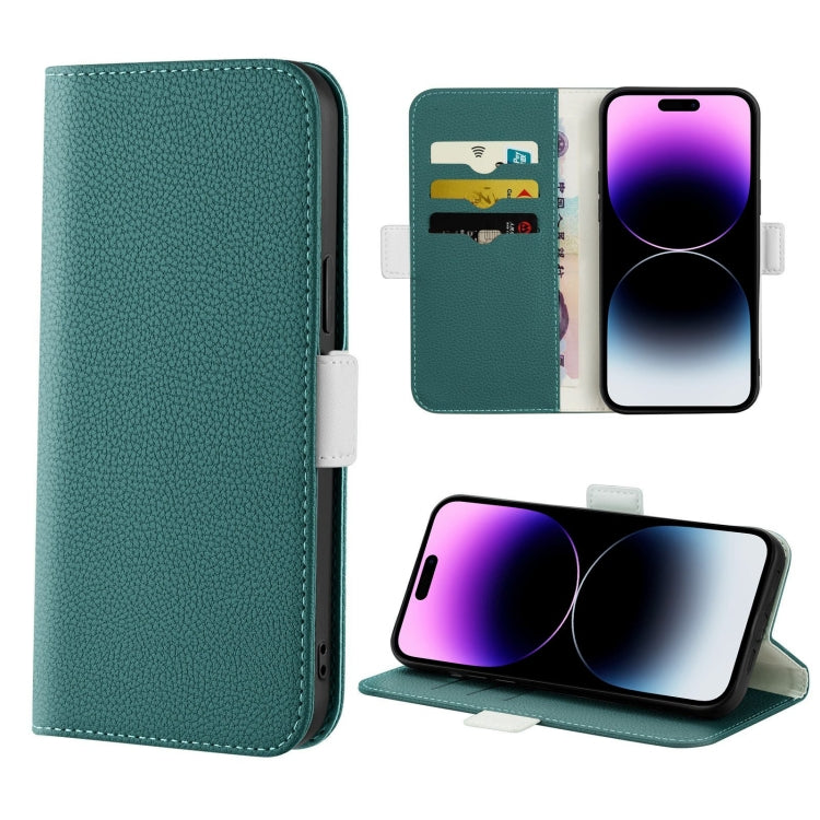 Candy Color Litchi Texture Leather Phone Case, For iPhone 14, For iPhone 14 Plus, For iPhone 14 Pro, For iPhone 14 Pro Max