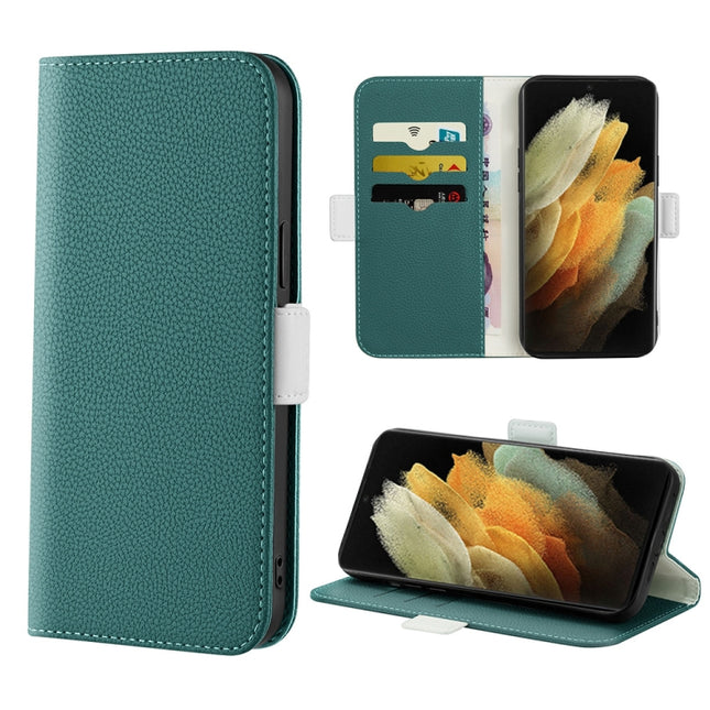 Candy Color Litchi Texture Leather Phone Case, For Samsung Galaxy S21 5G, For Samsung Galaxy S21 FE 5G, For Samsung Galaxy S21+ 5G, For Samsung Galaxy S21 Ultra 5G