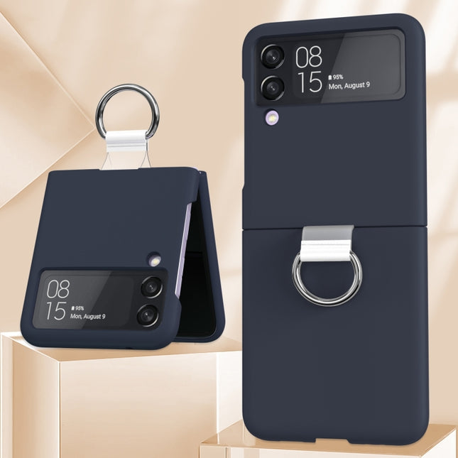 PC PVC Ring Phone Case, For Samsung Galaxy Z Flip4 5G