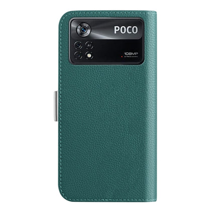 Candy Color Litchi Texture Leather Phone Case, For Xiaomi Poco X4 Pro 5G
