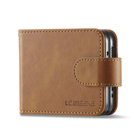 LC.IMEEKE Calf Texture Leather Phone Case, For Samsung Galaxy Z Flip4 5G, For Samsung Galaxy Z Fold4 5G