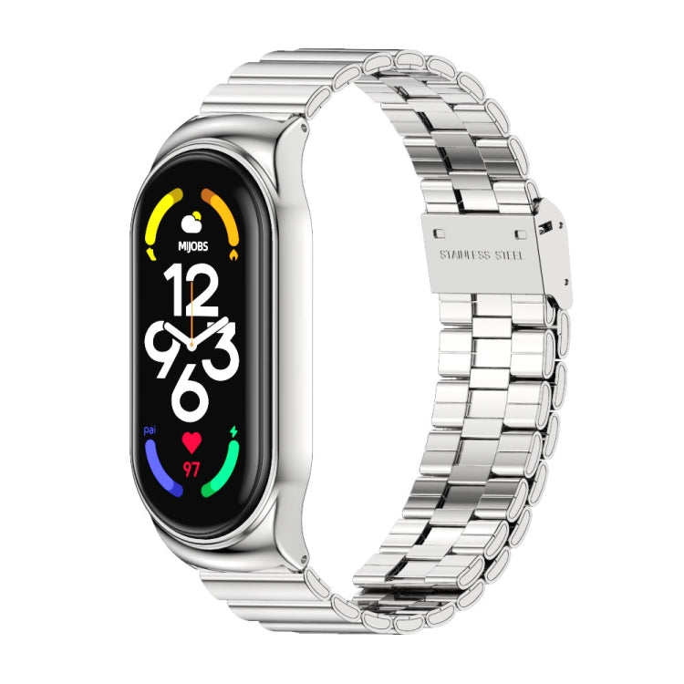 MIJOBS CS Bamboo Buckle Stainless Steel Watch Band