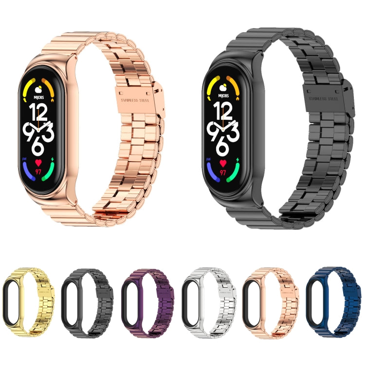 MIJOBS CS Bamboo Buckle Stainless Steel Watch Band