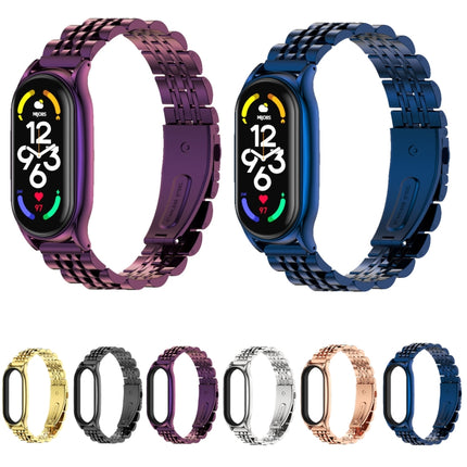 MIJOBS Plus Seven-bead Metal Stainless Steel Watch Band