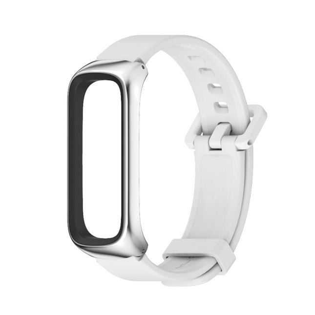 MIJOBS Metal Case Silicone Watch Band