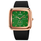Rose Gold + Green