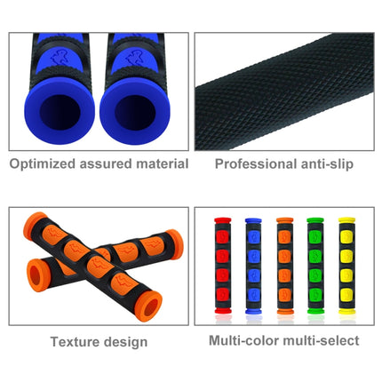 2 PCS Motorcycle Modification Accessories PVC Horn ShapeHand Grip Cover Handlebar Set