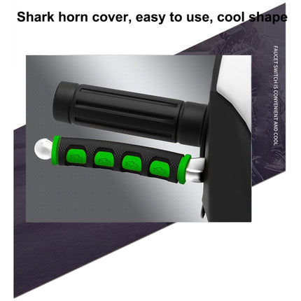 2 PCS Motorcycle Modification Accessories PVC Horn ShapeHand Grip Cover Handlebar Set