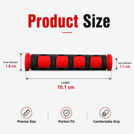 2 PCS Motorcycle Modification Accessories PVC Horn ShapeHand Grip Cover Handlebar Set