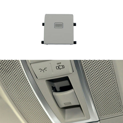 Car Dome Light Button Sunroof Window Switch Button for Mercedes-Benz W166 / W292 2012-, Left Driving, Flat, Convex