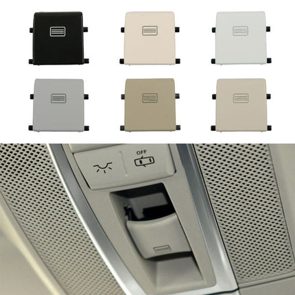 Car Dome Light Button Sunroof Window Switch Button for Mercedes-Benz W166 / W292 2012-, Left Driving, Flat, Convex