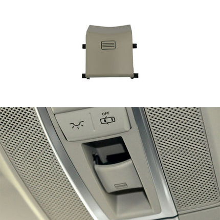 Car Dome Light Button Sunroof Window Switch Button for Mercedes-Benz W166 / W292 2012-, Left Driving, Flat, Convex
