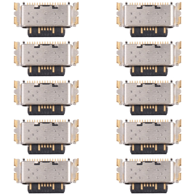 10 PCS Charging Port Connector, For Samsung Galaxy Z Flip, For Samsung Galaxy S21 FE, For Samsung Galaxy S21 Ultra, For Samsung Galaxy S22 5G, For Samsung Galaxy S22 Ultra, For Samsung Galaxy S22+, For Xiaomi Redmi Note 11E, For Xiaomi Redmi Note 11E Pro