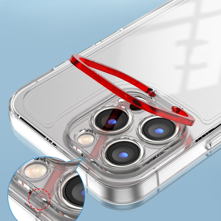 Transparent Invisible Bracket Shockproof Phone Case, For iPhone 11, For iPhone 11 Pro, For iPhone 11 Pro Max, For iPhone 12 Pro Max, For iPhone 12 Pro, For iPhone 12, For iPhone 13, For iPhone 13 Pro, For iPhone 13 Pro Max