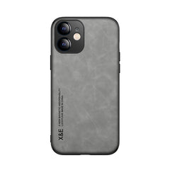 Skin Feel Magnetic Leather Back Phone Case, For iPhone 11, For iPhone 11 Pro, For iPhone 11 Pro Max, For iPhone X / XS, For iPhone XR, For iPhone XS Max, For iPhone SE 2022 / SE 2020 / 7 / 8, For iPhone 7 Plus / 8 Plus