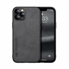 Skin Feel Magnetic Leather Back Phone Case, For iPhone 11, For iPhone 11 Pro, For iPhone 11 Pro Max, For iPhone X / XS, For iPhone XR, For iPhone XS Max, For iPhone SE 2022 / SE 2020 / 7 / 8, For iPhone 7 Plus / 8 Plus