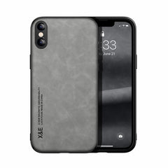 Skin Feel Magnetic Leather Back Phone Case, For iPhone 11, For iPhone 11 Pro, For iPhone 11 Pro Max, For iPhone X / XS, For iPhone XR, For iPhone XS Max, For iPhone SE 2022 / SE 2020 / 7 / 8, For iPhone 7 Plus / 8 Plus