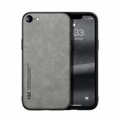 Skin Feel Magnetic Leather Back Phone Case, For iPhone 11, For iPhone 11 Pro, For iPhone 11 Pro Max, For iPhone X / XS, For iPhone XR, For iPhone XS Max, For iPhone SE 2022 / SE 2020 / 7 / 8, For iPhone 7 Plus / 8 Plus