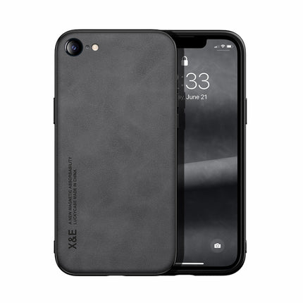 Skin Feel Magnetic Leather Back Phone Case, For iPhone XR, For iPhone XS Max, For iPhone SE 2022 / SE 2020 / 7 / 8, For iPhone 7 Plus / 8 Plus