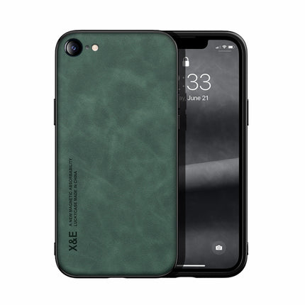 Skin Feel Magnetic Leather Back Phone Case, For iPhone XR, For iPhone XS Max, For iPhone SE 2022 / SE 2020 / 7 / 8, For iPhone 7 Plus / 8 Plus