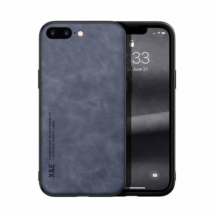 Skin Feel Magnetic Leather Back Phone Case, For iPhone XR, For iPhone XS Max, For iPhone SE 2022 / SE 2020 / 7 / 8, For iPhone 7 Plus / 8 Plus