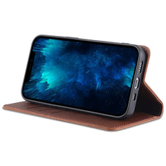 AZNS Magnetic Calf Texture Flip Leather Phone Case, For iPhone 14, For iPhone 14 Plus, For iPhone 14 Pro, For iPhone 14 Pro Max