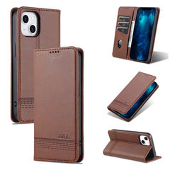 AZNS Magnetic Calf Texture Flip Leather Phone Case, For iPhone 14, For iPhone 14 Plus, For iPhone 14 Pro, For iPhone 14 Pro Max