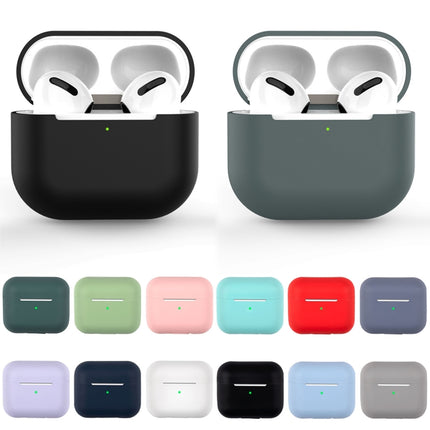 Wireless Earphone Silicone Protective Case, Dark Green, Lavender Grey, White, Mint Green, Light Purple, Pink, Black, Red, Grey, Matcha Green, Sky Blue, Midnight Blue