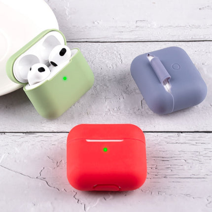 Wireless Earphone Silicone Protective Case, Dark Green, Lavender Grey, White, Mint Green, Light Purple, Pink, Black, Red, Grey, Matcha Green, Sky Blue, Midnight Blue