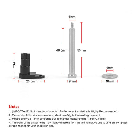 Car Fuel Door Hinge Pin for Ford F150 2009-2014, XBL114-BK