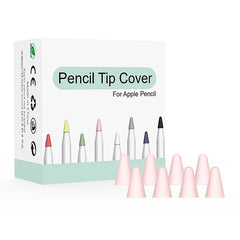 8 PCS / Set Universal Wearable Stylus Nib Cover, Pink, Yellow, Black, Red, Grey, Colorful, Green, White 1, Blue